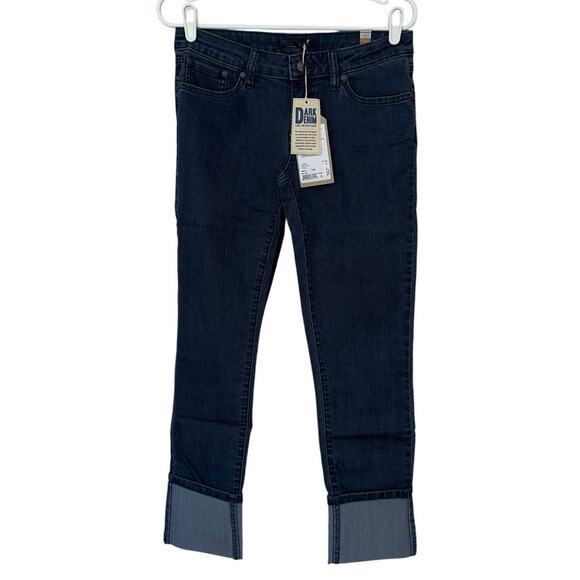 NWT Prana Women’s Kara Jean Straight Leg Size 6/28 Denim Stretch Sustainable - Picture 3 of 14
